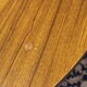 able to eat vintage round in formica imitation teak, with hidden extension, Scandinavian style