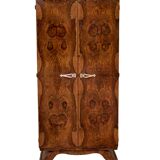 Art Deco cabinet walnut bramble H149