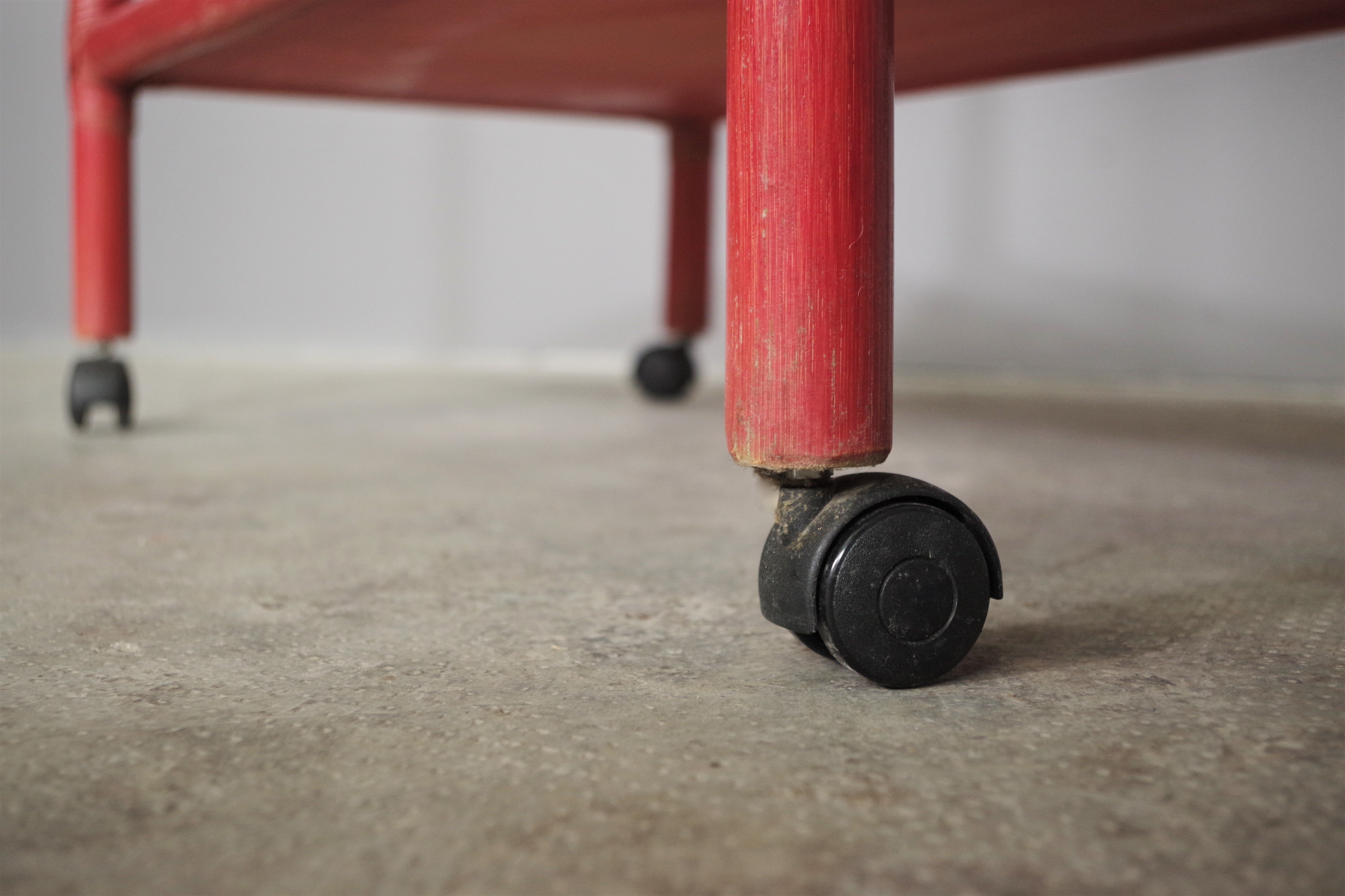 Bamboo drink cart, 80s
