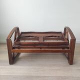 Burmese teak bench