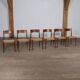Kai Kristiansen Dining Chairs In Teak And Papercord For KS Mobler, Denmark 1960s, Set Of 6