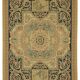 Handmade European Vintage Aubusson Kilim 240 cm x 312 cm