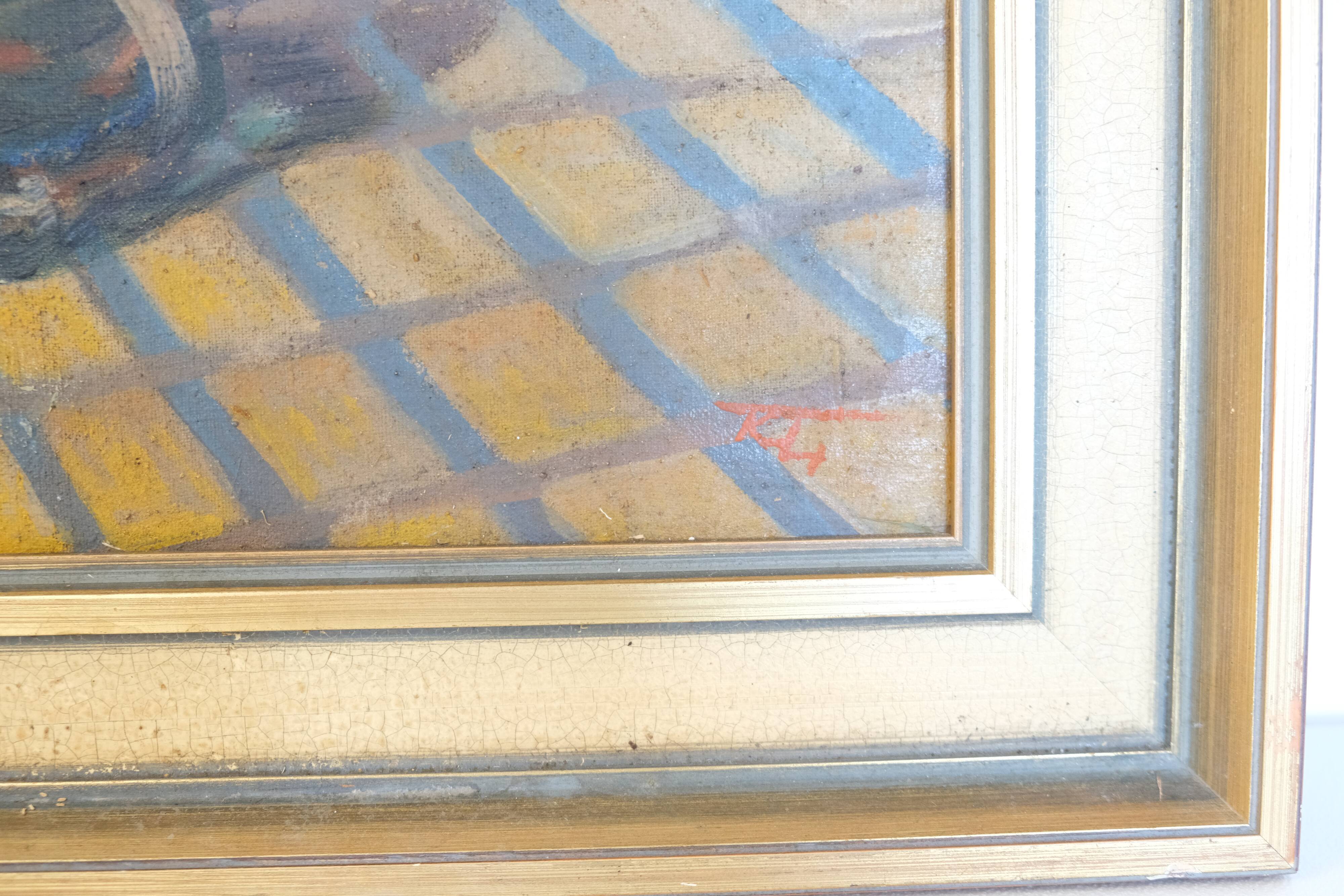 Oil on canvas Marguerite