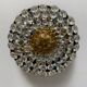 Ceiling lamp basket with faceted tassels