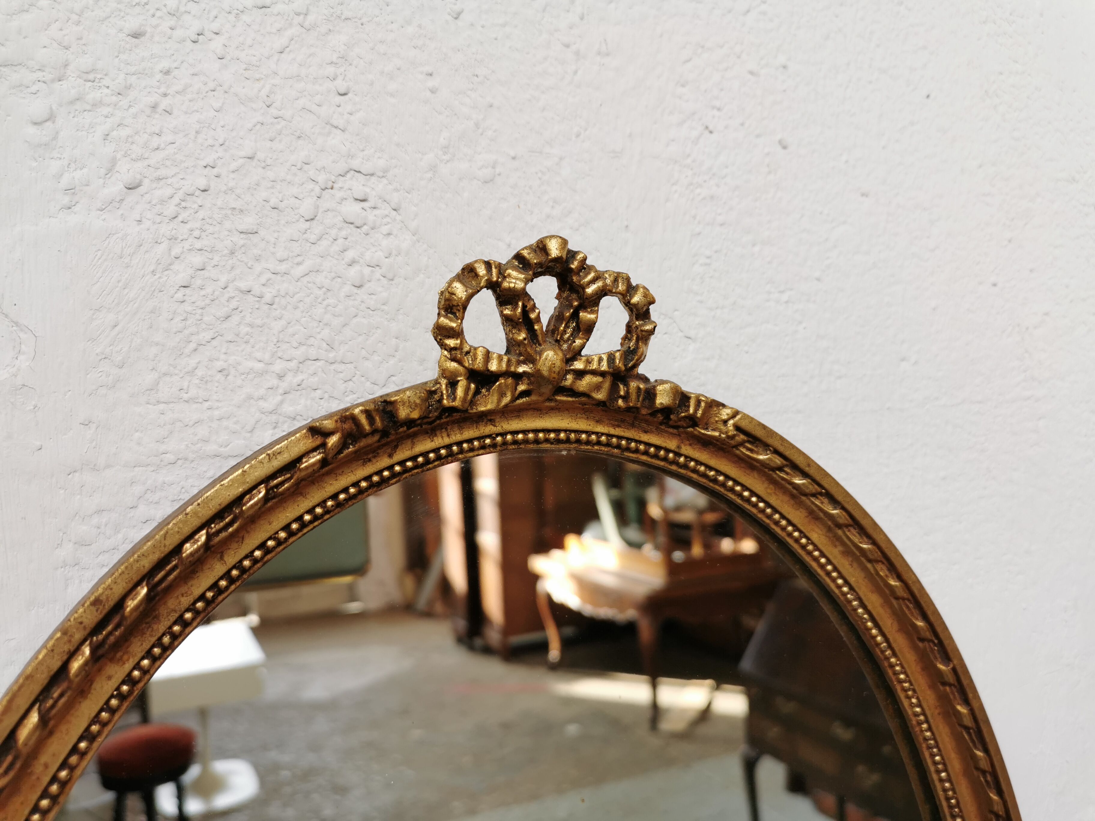Vintage gold mirror 46cm x 33cm