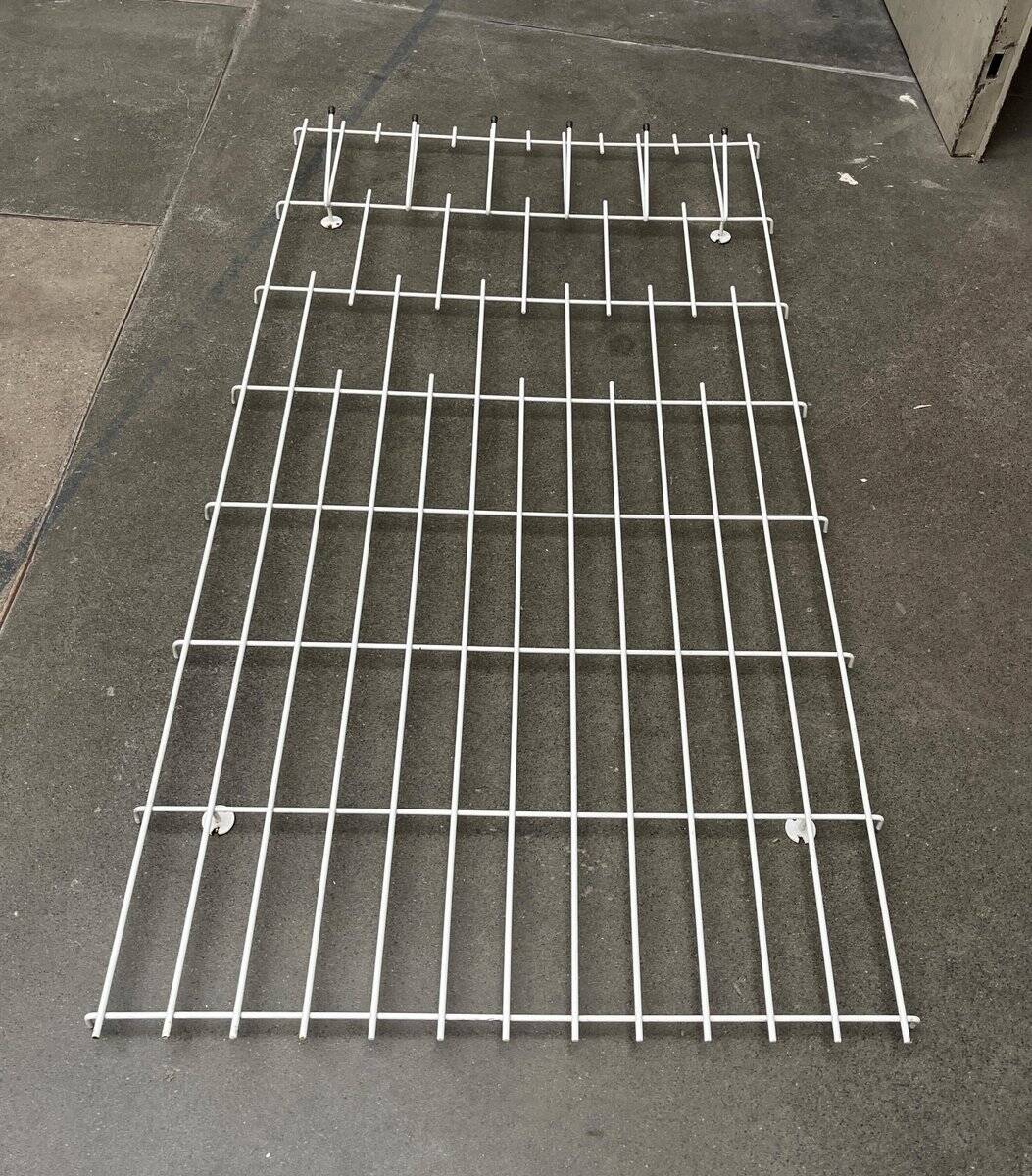 Minimalist German rope coat rack from the mid-century, 1960s.