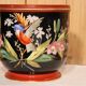 Paris porcelain jardinière decorated with birds and flowers, 19th century