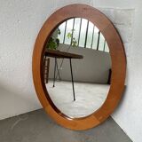 Oval cherry mirror
