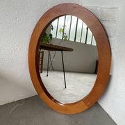 Oval cherry mirror