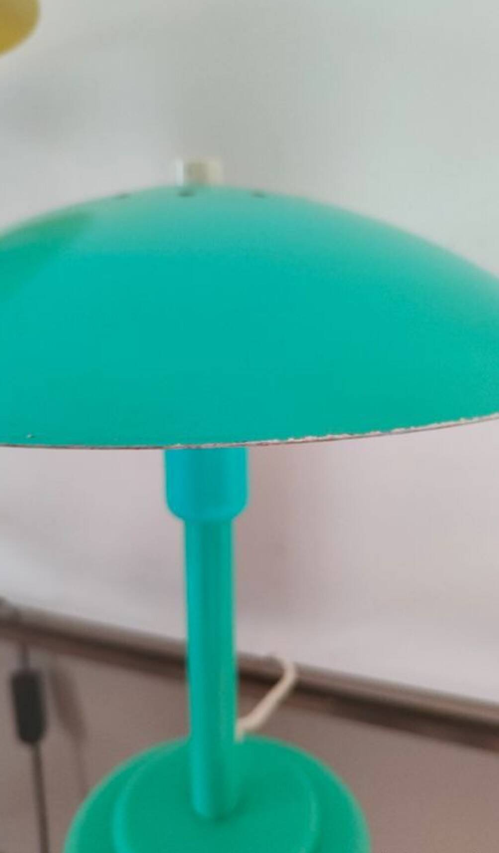 Lampe champignon aluminor 1980