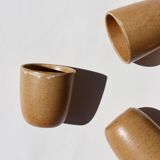 5 tasses en grès moucheté Grès Village