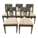 Set of 5 Directoire style chairs