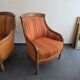 Pair of high-quality bergère armchairs – Manufacture SE