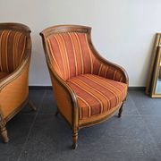Pair of high-quality bergère armchairs – Manufacture SE