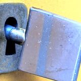 Vintage Schrank weis gelb