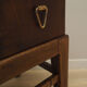 Walnut console, Danish design, 1960s, production Denmark