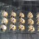 Pressed glass furniture knobs (set of 15)