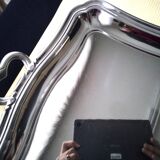 Stainless steel serving tray