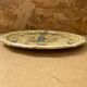 Old Plate MOUSTIERS Salins Ceramic Decor Old Vintage #B196