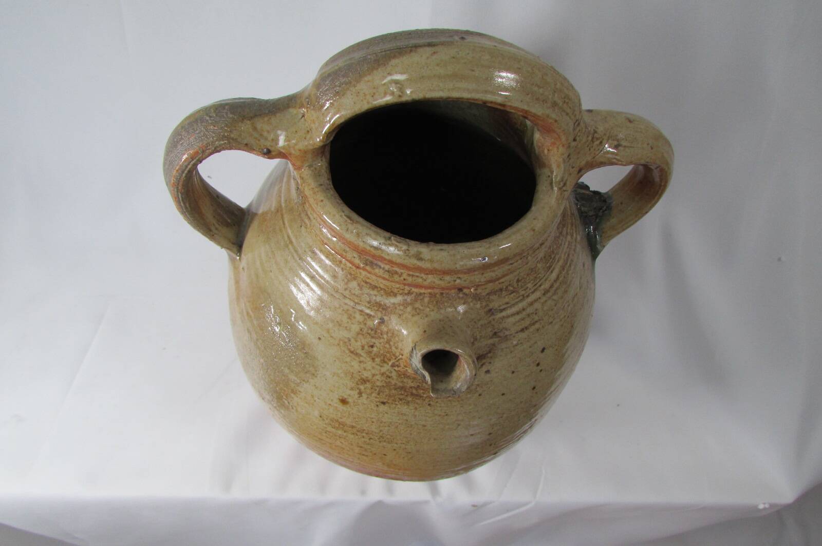 Large old stoneware jug