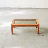 Coffee table in style of Pierre Chapo