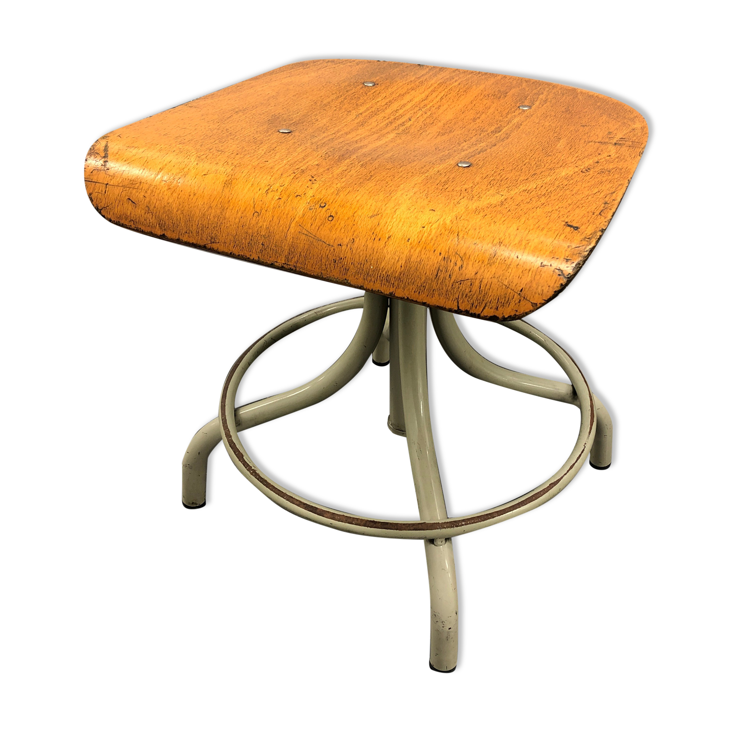 Industrial metal and bis metal and bis stick signed around 1950