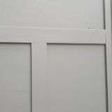 Black parisian wardrobe made of solid wood