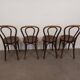 J.Kohn Bentwood Bistro Chairs, Set of 4