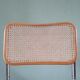 Marcel Breuer tubular frame chair with rattan seating, 70
