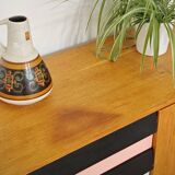 U 458 pink and grey sideboard by Jiri Jiroutek for Interier Praha 1960