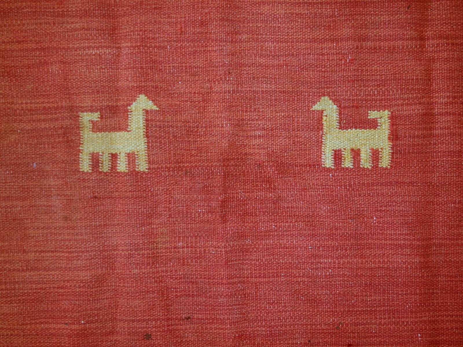 Kilim vintage fait main Gabbeh persan 171cm x 229cm (1960s)