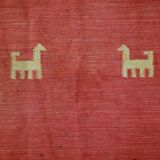 Kilim vintage fait main Gabbeh persan 171cm x 229cm (1960s)