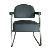 Office Chair industrial gray leatherette