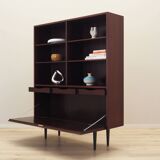 Mahogany bookcase, Danish design, 1970s, manufacturer: Omann Jun