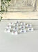 French Porcelain Knife Rests Set of 12 Floral Table Knife Holders