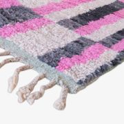 Pink Runner Rug - 354 x 83 cm