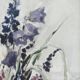 1983 Modern "Flowers & Shell" Swedish Floral Still Life Oil Painting, Framed
