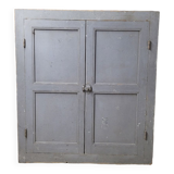 Double cupboard door front in old painted fir