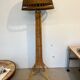 Rattan floor lamp