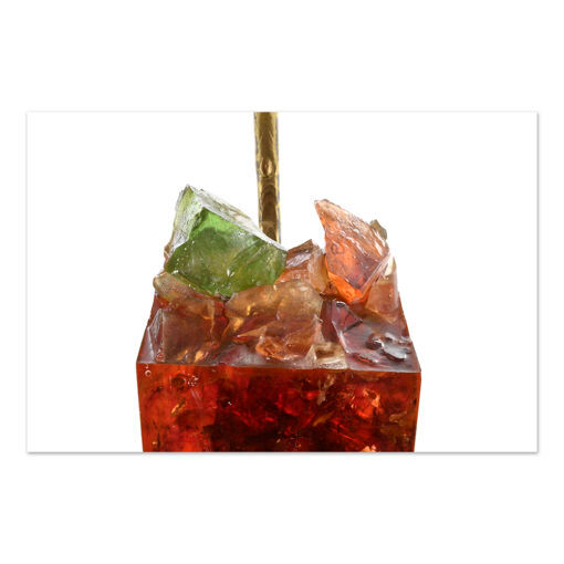 Fractal resin lamp by Henri Fernandez