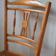 Old carved chairs in turned wood