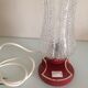 Vintage bedside lamp, tulip glass, 60s-70s