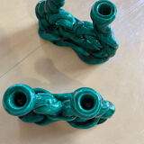 Vallauri green candlesticks