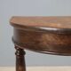 Half-moon console in walnut - Italy 19th century