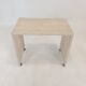 Set of 3 Italian Travertine Nesting Tables, 1980s