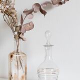Golden vintage decanter