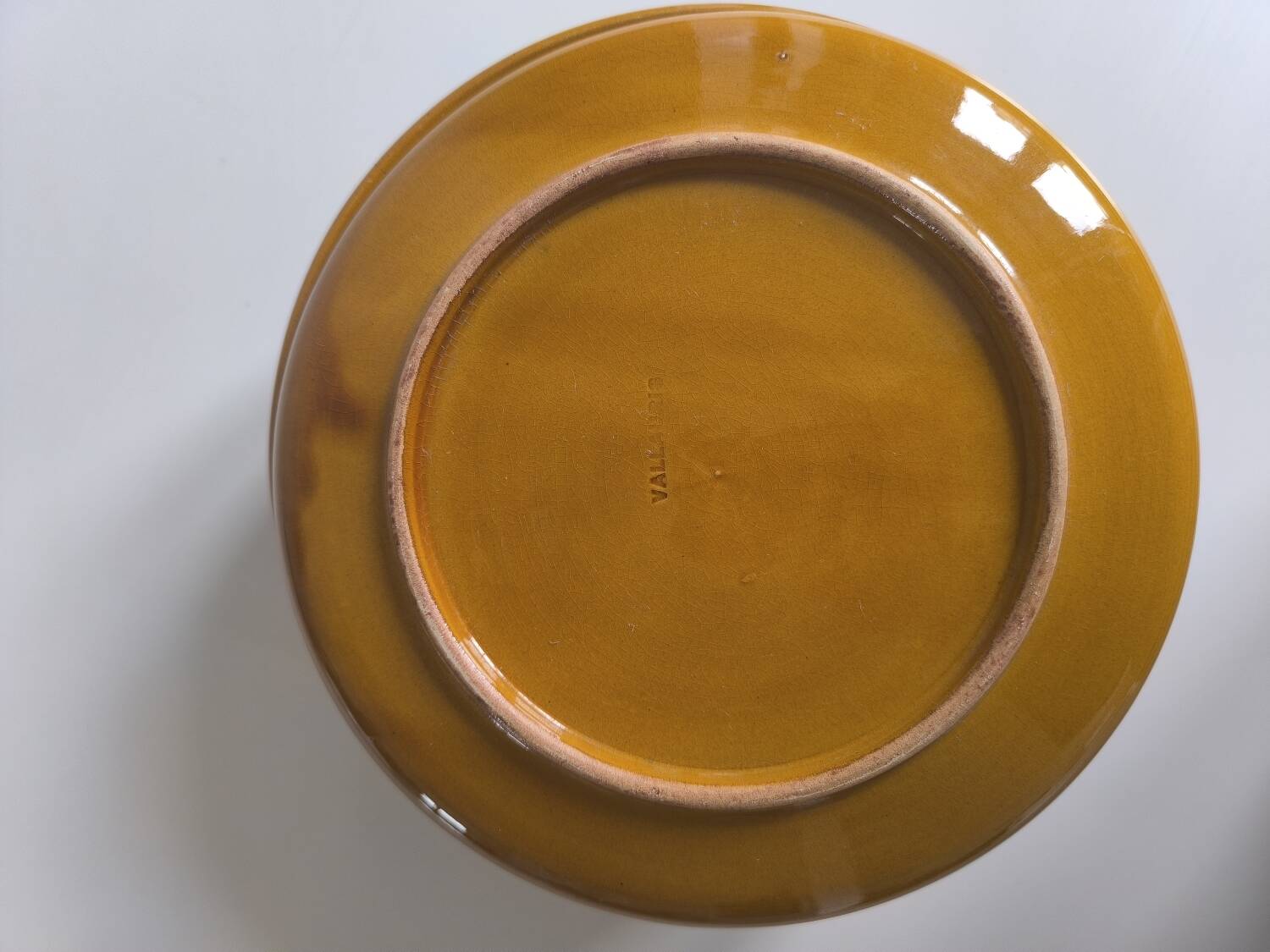 Set of 8 ceramic plates from Vallauris