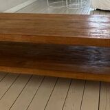 Table basse en  bois et acier
