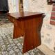 Wooden desk (boat style) with metal finishes