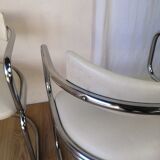 Pair of vintage cantilever chairs Zougoise Victoria, Switzerland.